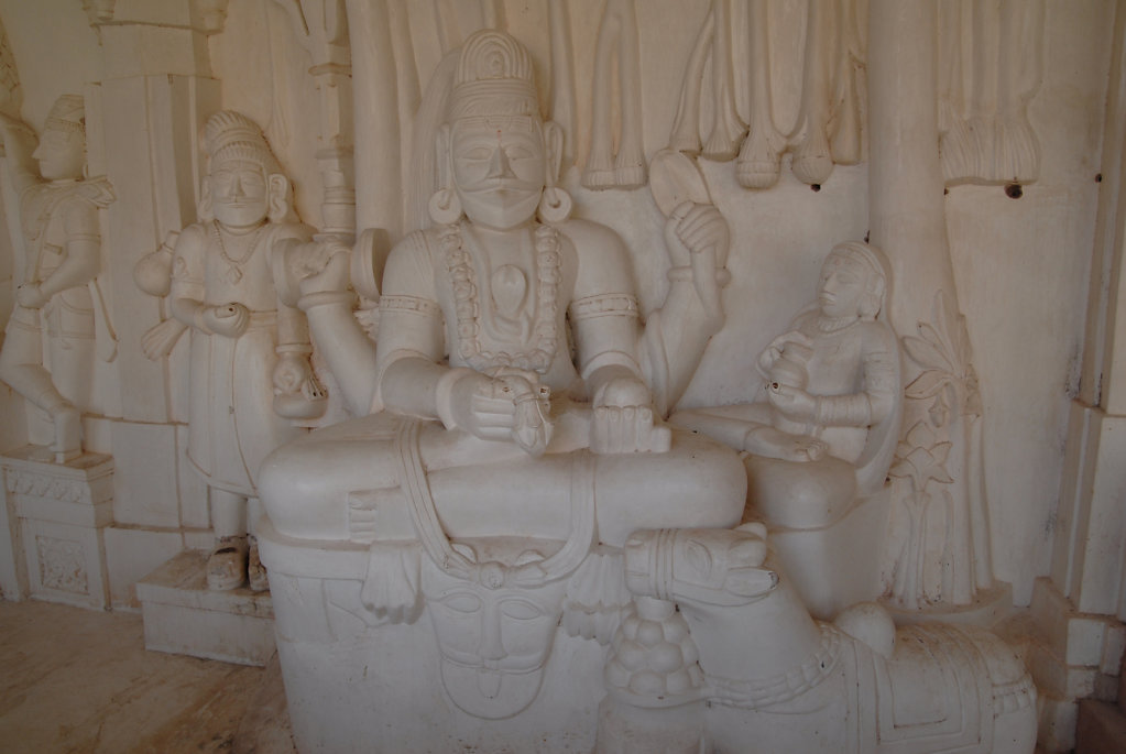 Carving depicting Hindu Deities 