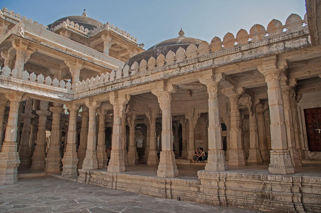 Pillars (1,144 and all different) Inside the Adinatha Jain Temple