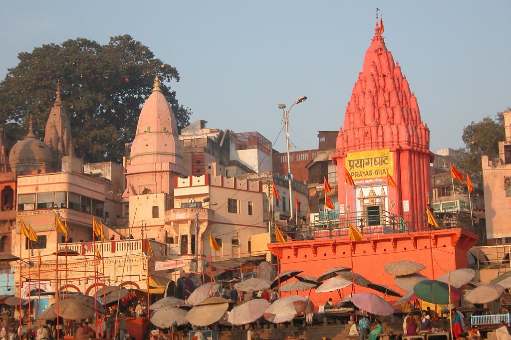 Buildings by the River Ganges 1