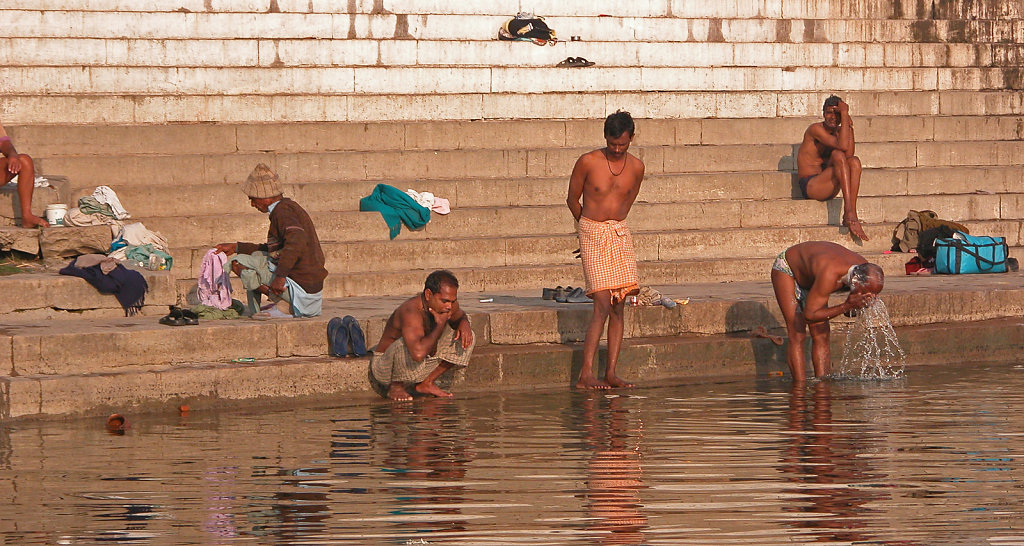 At the Bathing Ghats