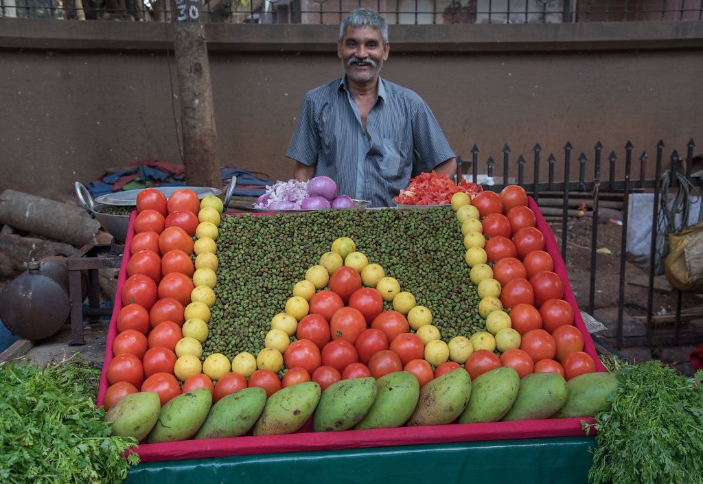 Artistic Fruit Salesman